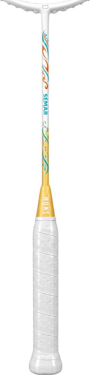 MONS Semar racket shaft and grip close-up